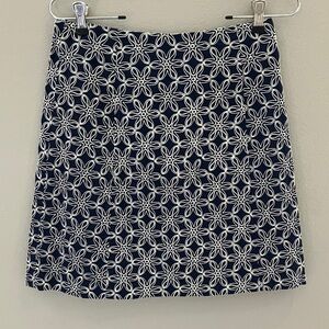 Tyler Böe Pamela Cotton Daisy Embroidered A-Line Mini Skirt | Size 0